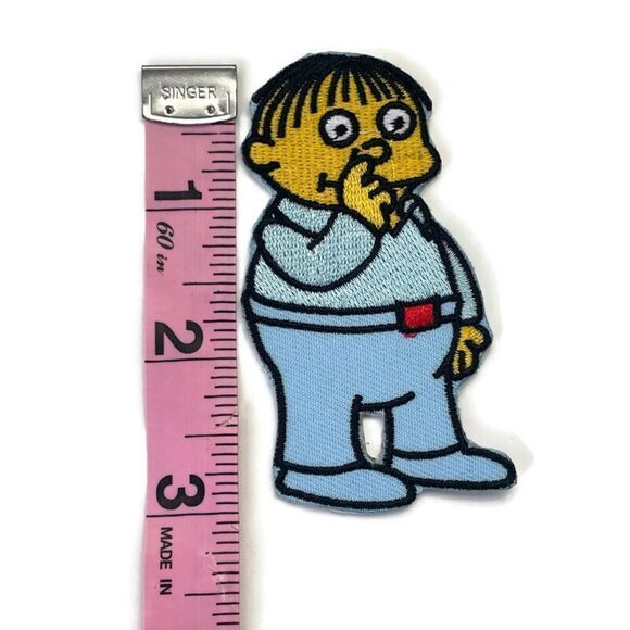 Ralph Nose Pick Simpsons Embroidered Patch - Picture 2 of 4